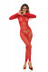 Mad Love Bodystocking - One Size - Red Image