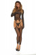 Bring It Over Bodystocking - One Size - Black Image