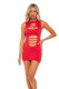 Can't Commit Dress - One Size - Red Image