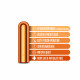 Kool Vibes - Rechargeable Mini Bullet - Tangerine Image
