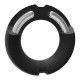 Merci - the Paradox - Silicone Covered Metal Cock  Ring - 45mm - Black Image