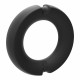 Merci - the Paradox - Silicone Covered Metal Cock  Ring - 50mm - Black Image