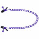 Merci - Chained Up - Nipple Clamps - Violet/black Image