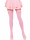 Opaque Nylon Thigh Highs - One Size - Pink Image