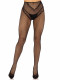 French Cut Crotchless Fishnet - One Size - Black Image
