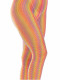 Rainbow Crochet Net Tights - One Size - Multicolor Image