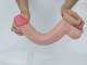 Get Lucky 11 Inch Real Skin Dildo - Tan Image
