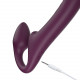 Bliss - Rotating Head Strapless Strap on - Red Wine Image