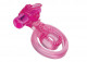 Bodywand Rechargeable Duo Ring With Clit Tickler - Pink Image