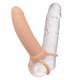 Performance Maxx Rechargeable Thick Dual  Penetrator - Ivory Image