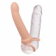 Performance Maxx Rechargeable Ribbed Dual Penetrator - Ivory Image