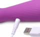 Silicone Wand Massager - Violet Image