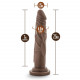 Dr. Skin Silicone - Dr. Carter - 7 Inch Dong With  Suction Cup - Chocolate Image
