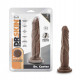 Dr. Skin Silicone - Dr. Carter - 7 Inch Dong With  Suction Cup - Chocolate Image