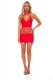 Rich B Phase Dress - One Size - Red Image