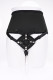 High Waisted Corset Strap on - Black Image