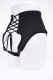High Waisted Corset Strap on - Black Image