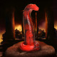 King Cobra King Cobra Silicone Dildo - Red Image