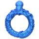 Poseidon's Octo-Ring Silicone Cock Ring - Blue Image