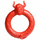 Beast Mode Silicone Cock Ring - Red Image