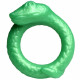 Serpentine Silicone Cock Ring - Green Image