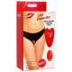 Love Connection Silicone Panty Vibe With Remote Control - Red Image