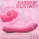 Extreme-G Inflating G-Spot Silicone Vibrator -  Pink Image