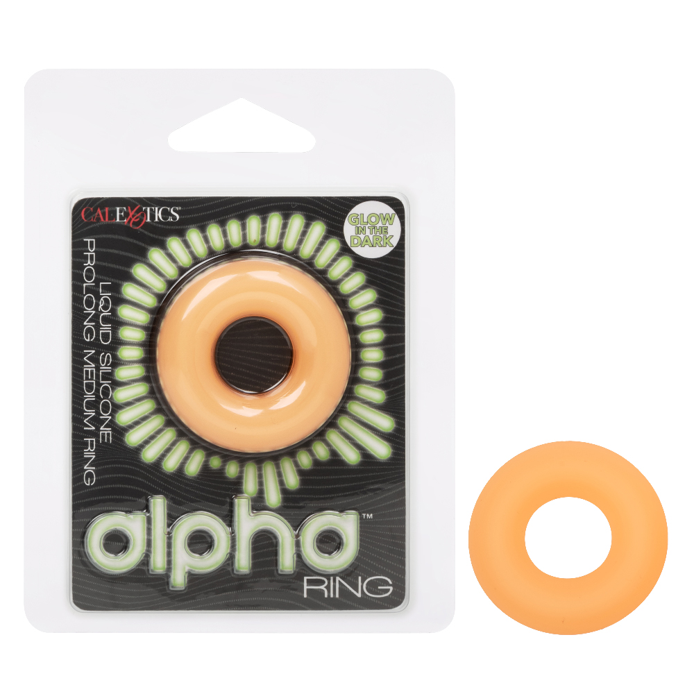 Adult Calexotics Alpha Glow-In-The-Dark Liquid Silicone Prolong Medium 3 Pack - Produktbild 2