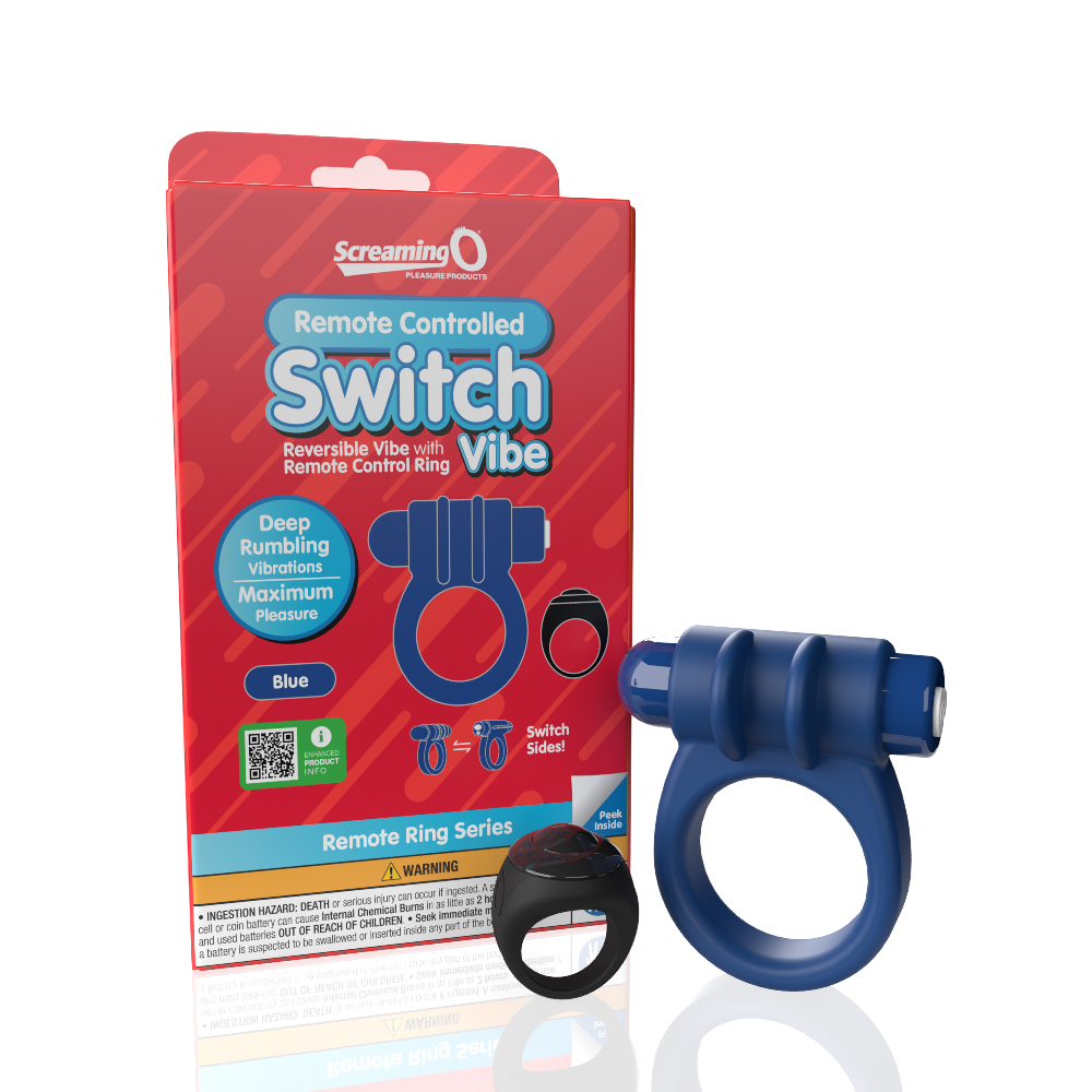 Screaming O Remote Controlled Switch Vibrating Ring So-Arcsw-Bu