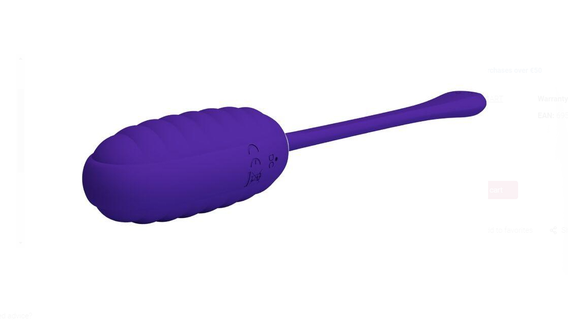 Pretty Love Kirk Rechargeable Vibrating Egg Turquoise Bi-014654