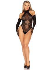 In Your Feels Teddy and Glove Set - Os - Black