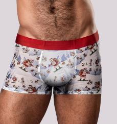 Christmas Trunks Seamless Sheer Short - Small