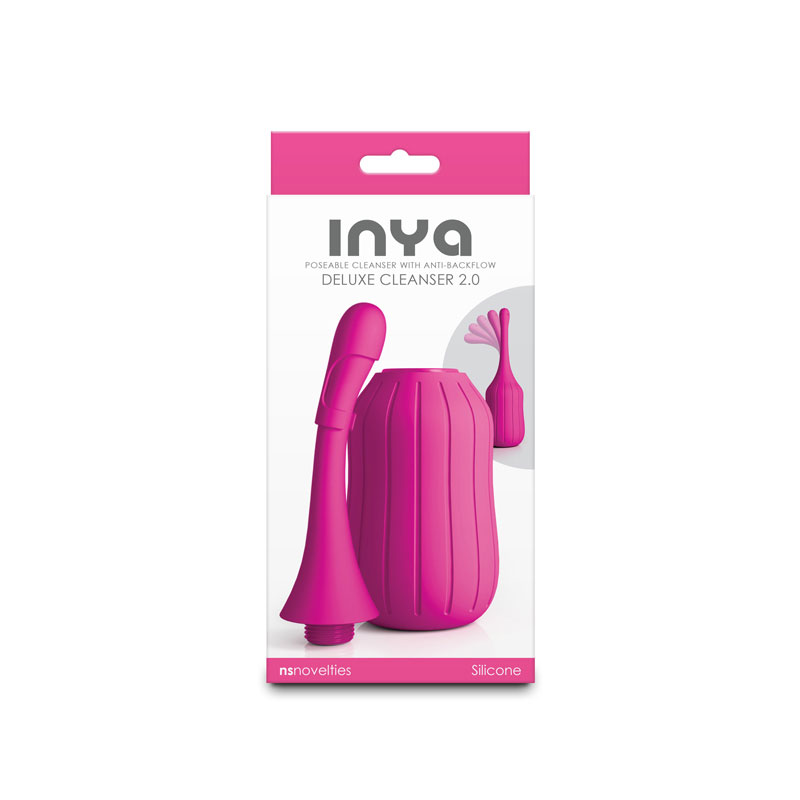 Nsnovelties Inya Deluxe Cleanser 2.0 Intimate Hygiene Device Pink