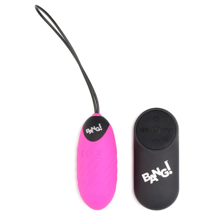 Bang Swirl Silicone Egg Vibrator Pink Bng-Ag950