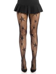 Star Net Tights - Os - Black