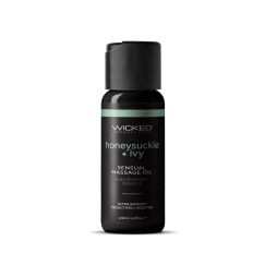 Wicked Sensual Massage Oil Honeysuckle Ivy 4 Fl Oz