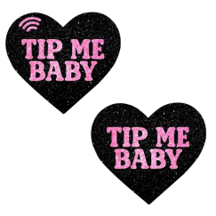 Pink Tip Me Baby Heart Smart Nfc Pasties