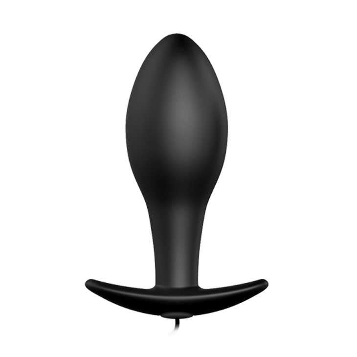 Pretty Love - Pretty Love Vibrating Bulb Shaped Butt Plug Black - Anal Toys & Stimulators