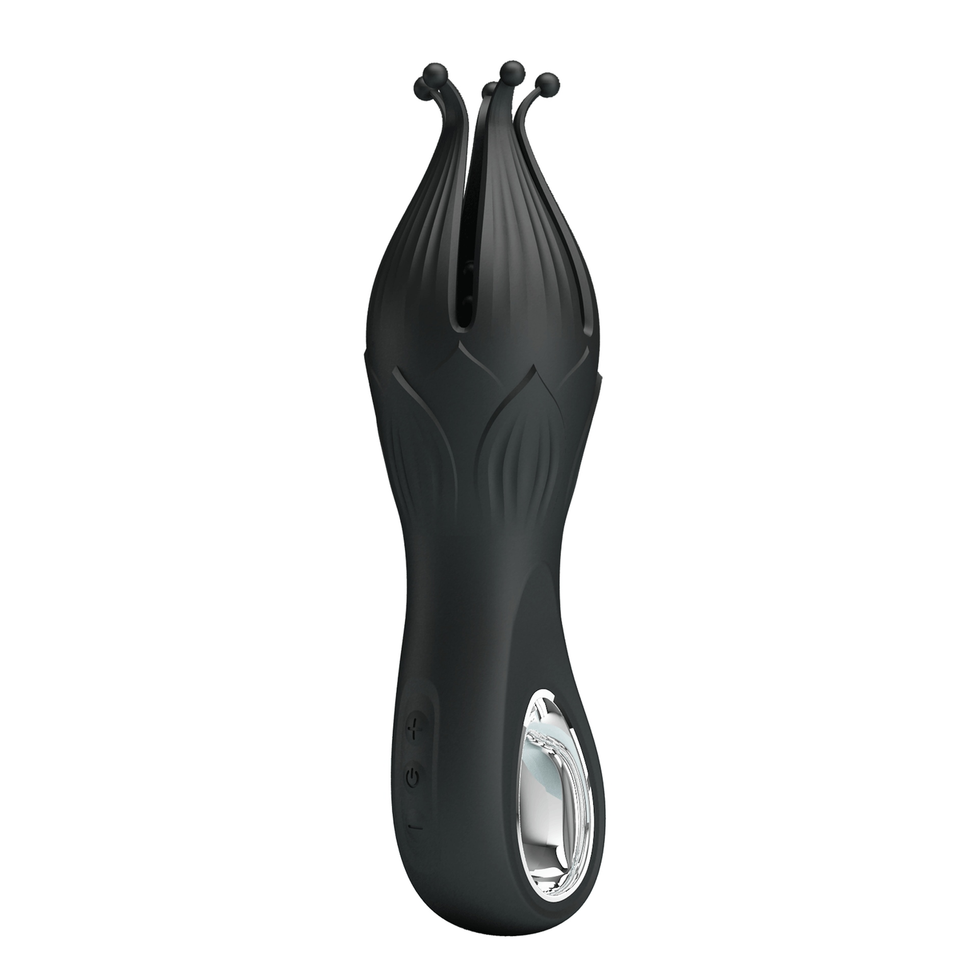 Pretty Love - Pretty Love Arella Multi Petal Stimulator - Black - Masturbation Aids for Males