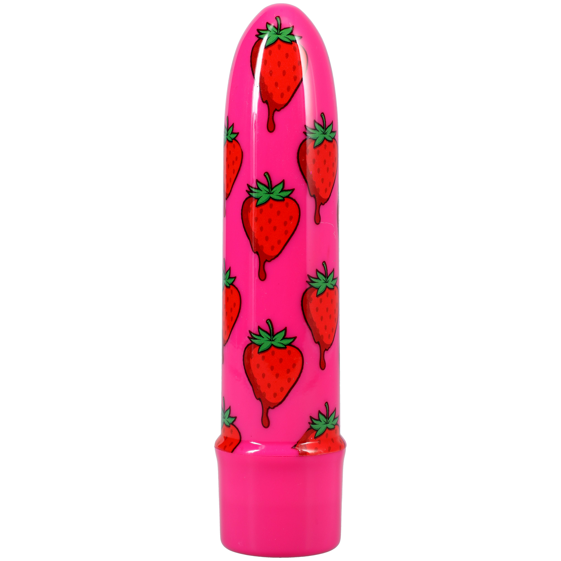 Doc Johnson - Goodhead - Buzz Buddies - 5 Inch Muti-Speed Vibe Strawberries - Vibrators