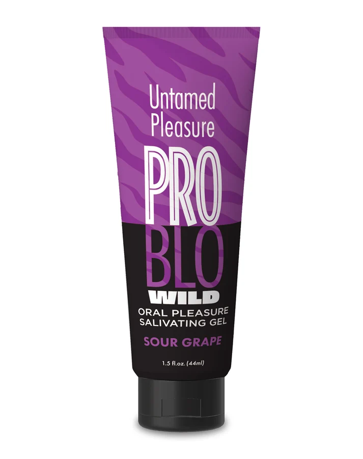 Little Genie - Problo Wild, Oral Pleasure Salivating Gel, Sour Grape 1.5oz - Lubricants, Creams & Glides