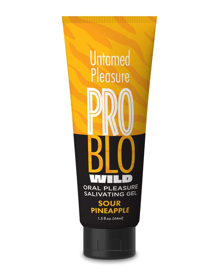 Little Genie - Problo Wild, Oral Pleasure Salivating Gel, Sour Pineapple 1.5oz - Lubricants, Creams & Glides
