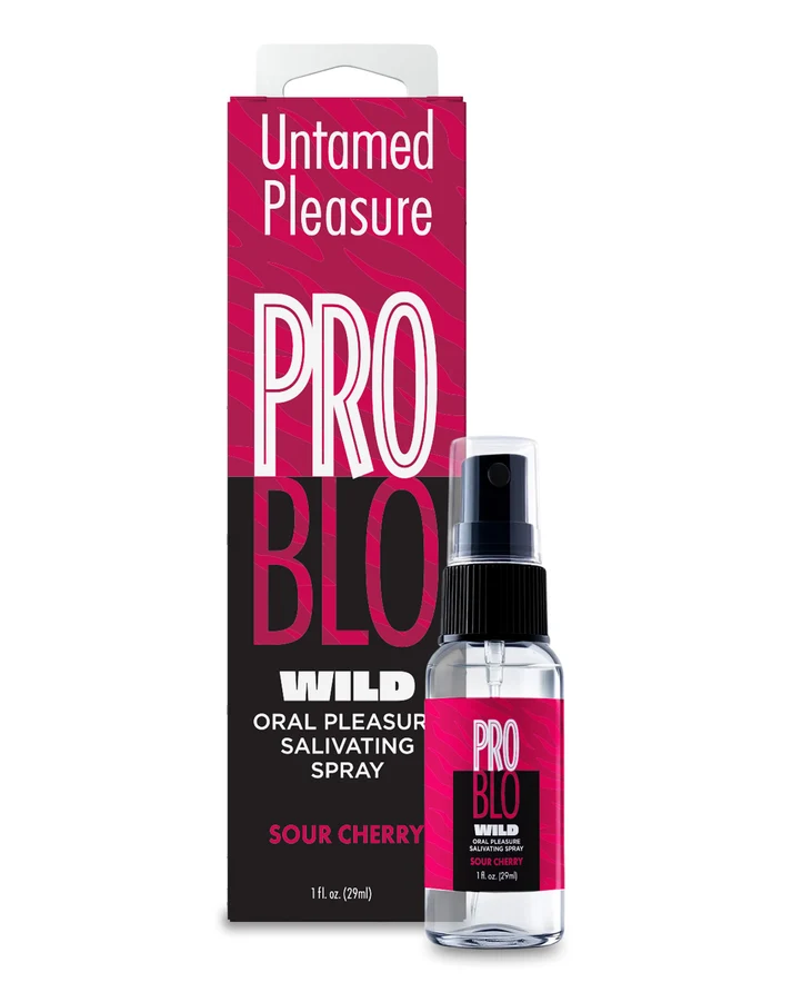 Little Genie - Problo Wild, Mouthwatering Salivating Spray, Sour Cherry 1oz - Lubricants, Creams & Glides