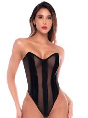 Bodysuit Liquid Black Large/extra Large
