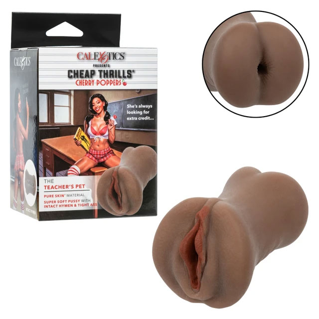 CalExotics - Cheap Thrills Cherry Poppers the Teacher's Pet Brown - Masturbation Aids for Males