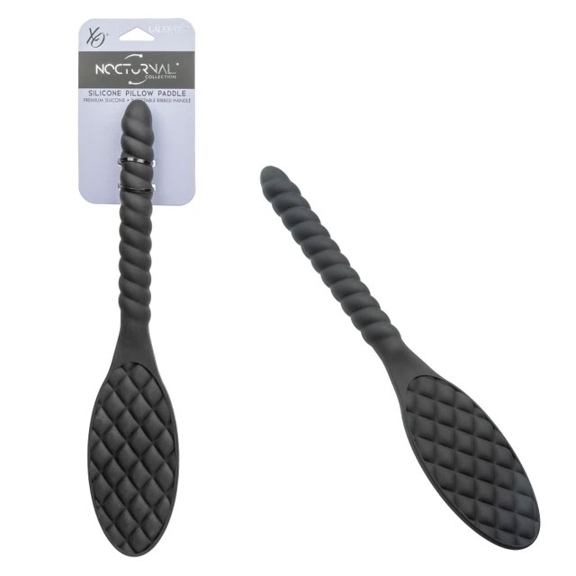 CalExotics - Nocturnal Collection Silicone Pillow Paddle Black - Bondage & Fetish Toys