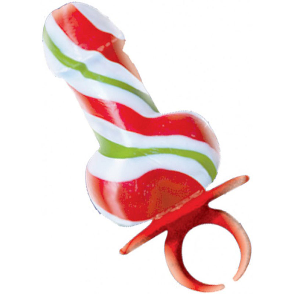 Jingle Balls Holiday Cock Ring Pop - 12 Piece Display