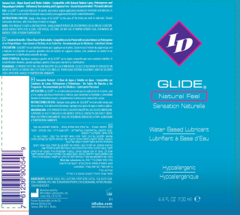 I.D. Lubricants Id Glide Water Based Personal Lubricant 4.4 Fl Oz