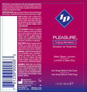 I.D. Lubricants Id Pleasure Water Based Lubricant 1 Fl Oz Hp-Id-Pls