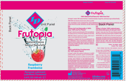 I.D. Lubricants Id Frutopia Raspberry Flavored Personal Lubricant Water